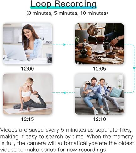 64GB FHD 1080p كاميرا صغيرة من الجسم المصغرة ، حجم الإبهام ، كاميرا تسجيل مجانية ، كاميرا جسم عمل يمكن ارتداؤها ، كاميرا محمولة مميزة في أي مكان للأمان ، العمل ، الحراسة ، السفر in Kuwait