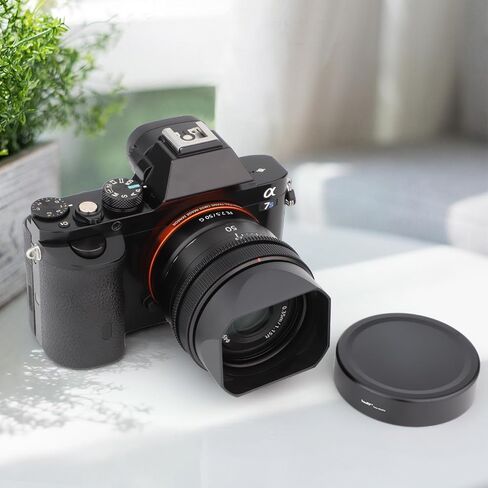 Haoge Bayonet Square Metal Lens Hood and 49mm Ultra Slim MC UV Protection Multicoated Ultraviolet Lens Filter Kit in Saudi Arabia