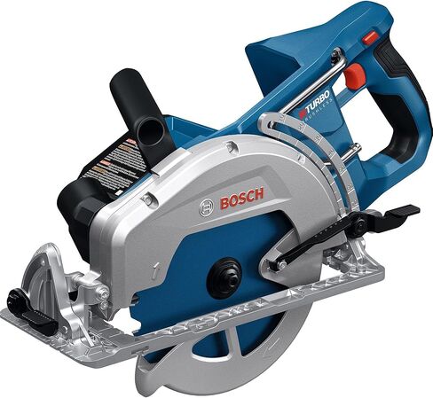 BOSCH GKW18V-26N PROFTACTOR 18V ​​7-1/4 "المقبض الخلفي منشار دائري-تقنية Biturbo بدون فرش ، 5000 دورة في الدقيقة ، تصميم مريح خفيف الوزن ، اتجاه الشفرة الأيسر ، الفرامل الإلكترونية ، منفذ الغبار (أداة عارية) in Kuwait
