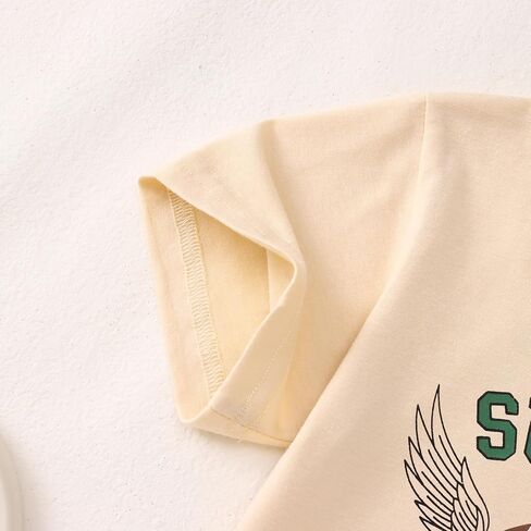 MODNTOGA Toddler Girl Boy Game Day Football Graphic Shirt Sundays for The Birds T-Shirt Kids Rugby Sports Fans Tee Tops in Saudi Arabia