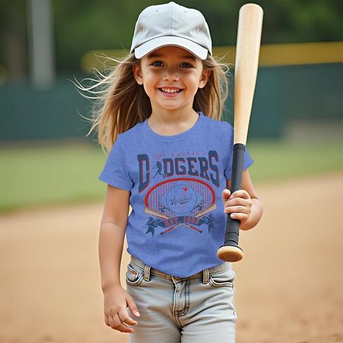 GLIGLITTR Baseball Shirt for Toddler Boy Girl Games Day T-Shirt Kids Athletic Baseball Outfit Funny Summer Graphic Tee Tops in Saudi Arabia