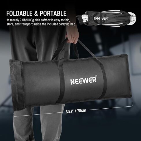 Neewer 35.4 '' Softbox المثمن ، Bowens Mount Soft Box متوافق مع Aputure 120d متوافق مع Godox SL60W Q4 AS600B CB300B Q300 ، الناشرون ، الشبكة ، حقيبة وقماش تنظيف ، NS92P in Saudi Arabia