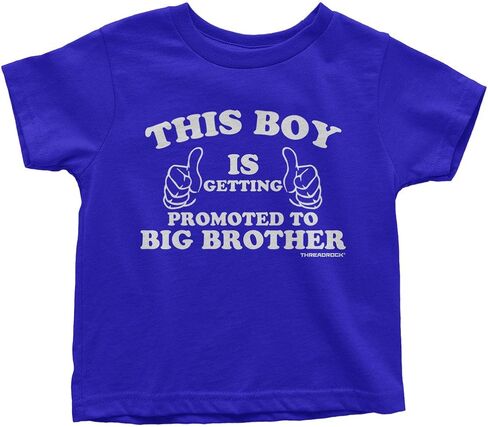 Threadrock Little Boys' This Boy is Getting Promoted to Big Brother T-Shirt in Saudi Arabia