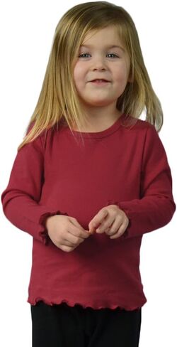 Monag Lettuce Edge Long Sleeve Infant T-Shirt in Kuwait