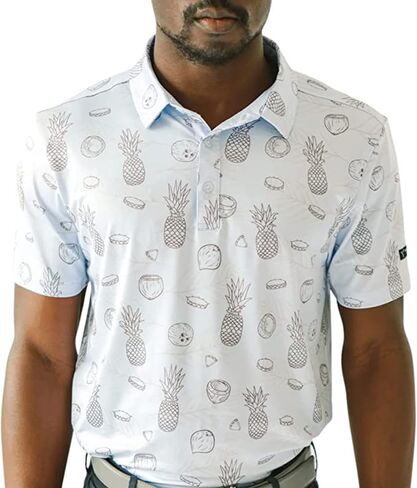 YATTA Golf Standout Performance Golf Polo Shirts – Men’s in Kuwait
