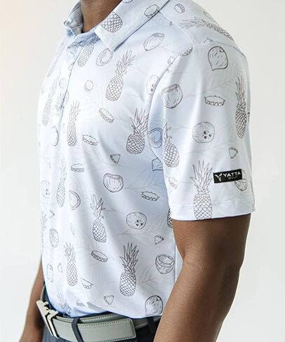 YATTA Golf Standout Performance Golf Polo Shirts – Men’s in Kuwait