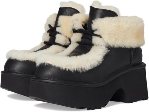 ugg نساء إزيمي الجلود الدانتيل حتى حذاء الموضة in Saudi Arabia