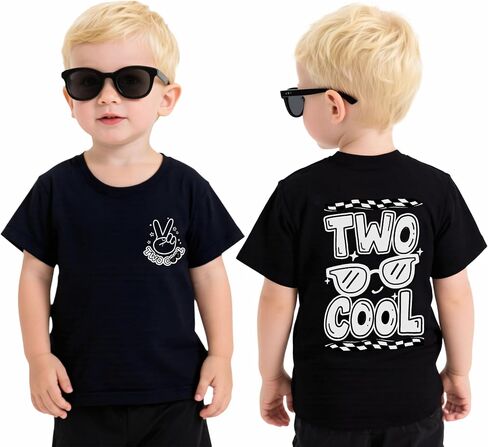 2 Year Old Boy Birthday Gift:Two Cool T-Shirt for Boys,2nd Birthday Outfit Clothes Decorations in Kuwait