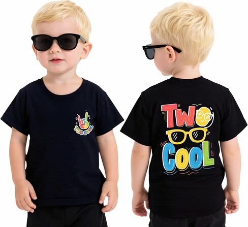 2 Year Old Boy Birthday Gift:Two Cool T-Shirt for Boys,2nd Birthday Outfit Clothes Decorations in Kuwait