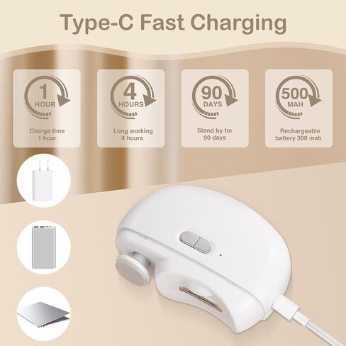Clipper الأوتار التلقائي 2 في 1 قاطع أظافر الأظافر الكهربائية للظهور مع ضوئي 2 سرعات ملف الأظافر تخزين سلامة القابلة لإعادة الشحن لطفل الأطفال البالغين كبار السن الأطفال in Saudi Arabia