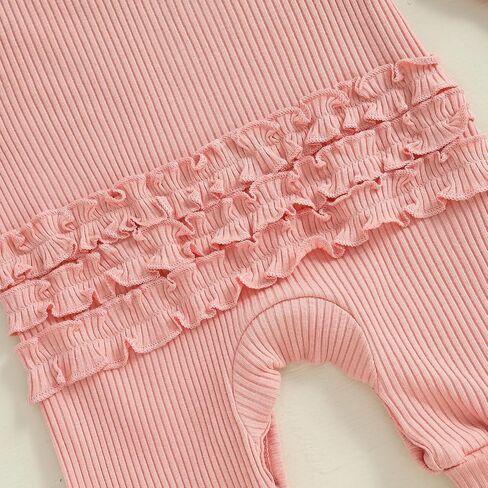 Daddys Girls Baby Clothes Newborn Coming Home Romper Knit Jumpsuit | Going Coming Home Outfit Baby Girl Long Sleeve Announcement Outfit, New Born Baby Hospital Outfit, Preemie 0 3 6 Months in Saudi Arabia