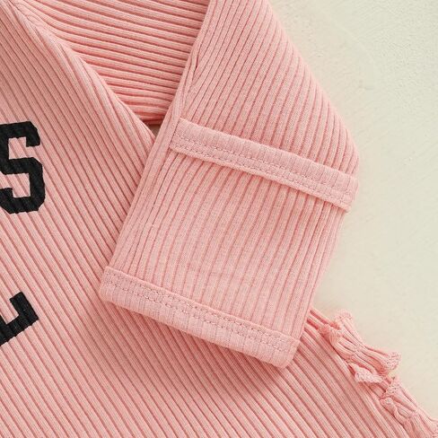 Daddys Girls Baby Clothes Newborn Coming Home Romper Knit Jumpsuit | Going Coming Home Outfit Baby Girl Long Sleeve Announcement Outfit, New Born Baby Hospital Outfit, Preemie 0 3 6 Months in Saudi Arabia
