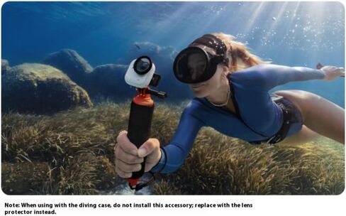 Aqualens ، عدسة واقية لـ Insta 360 GO Ultra ، مرشح واقية تحت الماء عالي الدقة ، خدش مقاوم للماء ، الخدش المضاد للماء للتصوير تحت الماء. in Kuwait