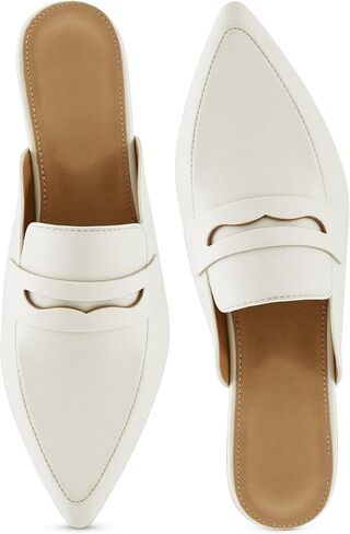 Alicegana Women's Pointed Toe Mules - Comfort Dressy Business Casual Shoes in Saudi Arabia