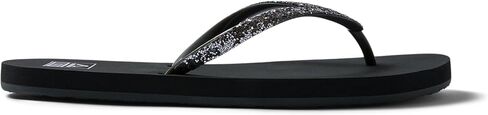 Reef Stargazer Womens Beach Flip Flop, Super Lightweight and Soft Footbed, Thin Glitter Strap, Shadow, 7 in Saudi Arabia