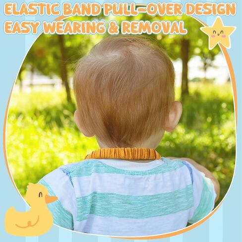 8 حزمة Muslin Baby Bibs مرنة النطاق المرن Bandana سال لعابه للأولاد Girls حديثي الولادة طفل مزدوج شاش القطن pullover ناعمة وامتصاص لخط التسنين والتغذية in Saudi Arabia