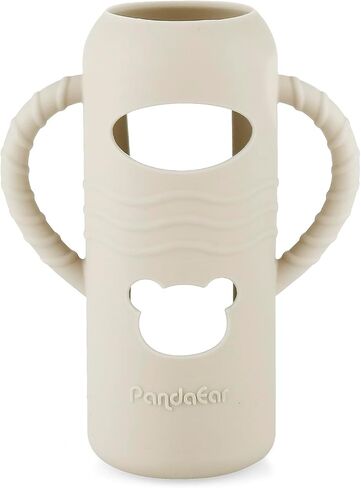 Pandaear 2 Pack Silecone Sleeves لزجاجات Dr. Brown 8oz من الزجاج ، وأغطية زجاجة واقية مضادة للقطر مع مقاومة ، مقاومة للحرارة وسهل السيطرة عليها in Saudi Arabia