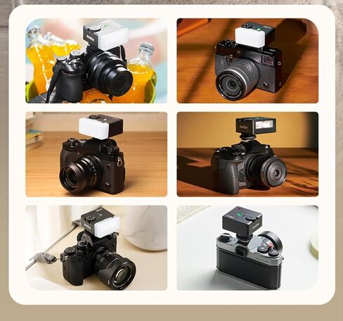 Godox iM30 Mini Flash Camera Flash with Diffuser, GN 15,7 Power Levels,CCT 6500K±200K,Manual Flash Speedlite for Canon/Sony zv1/Sony zve10 /Ricoh gr3/Nikon/Fuji f1-230 Full-Power Flashes/3.6S Recycle in Saudi Arabia