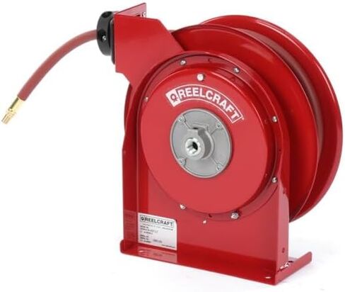 Reelcraft 4625 OLP 3/8 بوصة في 25 قدمًا بكرة خرطوم مدفوعة بالحيور للهواء/الماء in Saudi Arabia