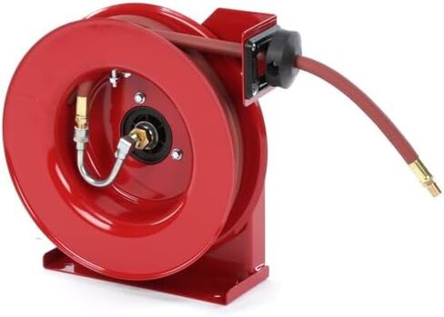 Reelcraft 4625 OLP 3/8 بوصة في 25 قدمًا بكرة خرطوم مدفوعة بالحيور للهواء/الماء in Saudi Arabia
