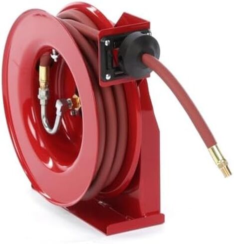 Reelcraft 4625 OLP 3/8 بوصة في 25 قدمًا بكرة خرطوم مدفوعة بالحيور للهواء/الماء in Saudi Arabia