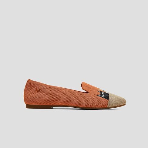 VIVAIA Audrey Embroidered Loafers Round-Toe Smart Casual Comfortable Slip On in Saudi Arabia