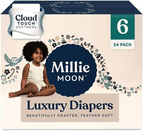 حفاضات ميلي مون الفاخرة (حجم 6-54CT) in Kuwait