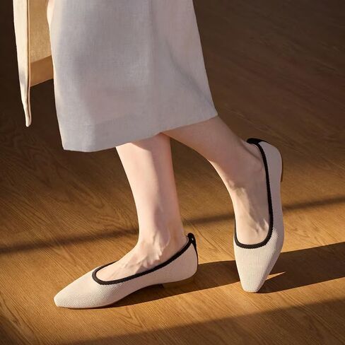 Vivaia Kathleen Mini Square-Toe Flats Elegant in Saudi Arabia