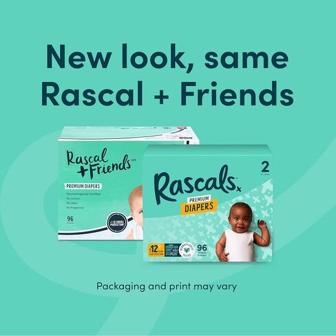 RASCAL + Friends Premium Diapium ، Size White ، 6 (108) ، (Quality Quality) in Saudi Arabia