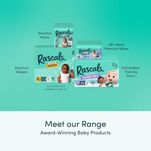 RASCAL + Friends Premium Diapium ، Size White ، 6 (108) ، (Quality Quality) in Saudi Arabia