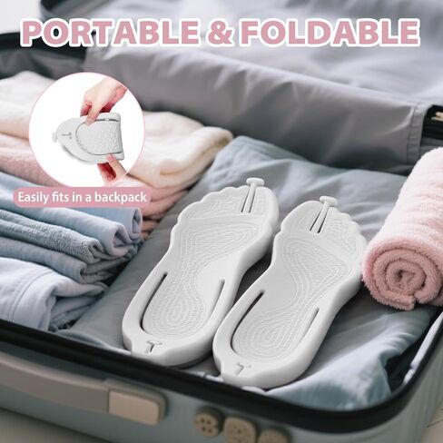 Rosoz Flip Flops for Women Men Foldable Travel Slippers Lightweight Shower Shoes Non-Slip Quick-Dry Bathroom Camp Beach Sandals in Kuwait