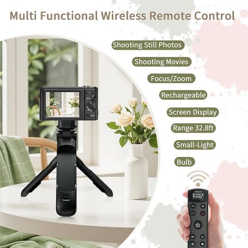 بالنسبة إلى ترايبود كاميرا Sony مع إصدار مصراع قابلة لإعادة الشحن ، فإن Aodelan Shooting Grip Wireless Control Handled for A7C ، A7III ، ZV-1 ، ZV-E10 ، ZV-1F ، A6100 ، A6400 ، A6700 ، A7IV ، RX100 VII ، A9 ، A9 II ، DSC-RX0 II in Kuwait