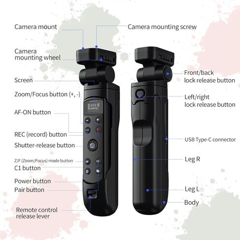 بالنسبة إلى ترايبود كاميرا Sony مع إصدار مصراع قابلة لإعادة الشحن ، فإن Aodelan Shooting Grip Wireless Control Handled for A7C ، A7III ، ZV-1 ، ZV-E10 ، ZV-1F ، A6100 ، A6400 ، A6700 ، A7IV ، RX100 VII ، A9 ، A9 II ، DSC-RX0 II in Kuwait