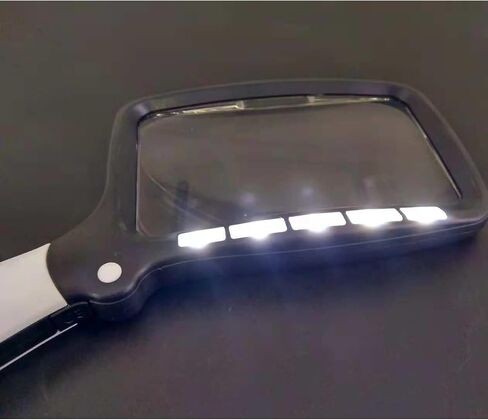 Handheld Folding ED Light Reading Newspaper with High-Definition Acrylic Magnifying Glass in Saudi Arabia
