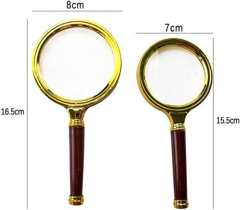 Portable Handheld Magnifying Glass Handle Magnifier Eye(7cm) in Saudi Arabia