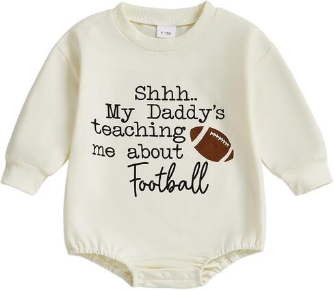 PUHHAPIEY Baby Boy New To The Club Golf Sweatshirt Bubble Romper Onesie | Apparently I Like Golf Embroidery, Short Sleeve, Newborn Golf Bodysuit, Fall Winter Clothes in Saudi Arabia