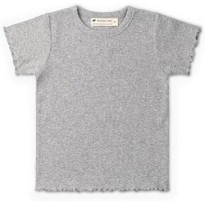 MONICA + ANDY Baby Organic Ribbed Short Sleeve Crewneck Tee in Kuwait