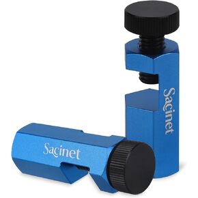 Stair Gauge for Speed Square and Circular Saw Guide, Non-Slip Tall Stair Gauges Set with Holder & Carabiner, Anti-Scratch, Extend Slot Framing Square jig for Stair Rafter Layout, Carpenter Tools in Saudi Arabia