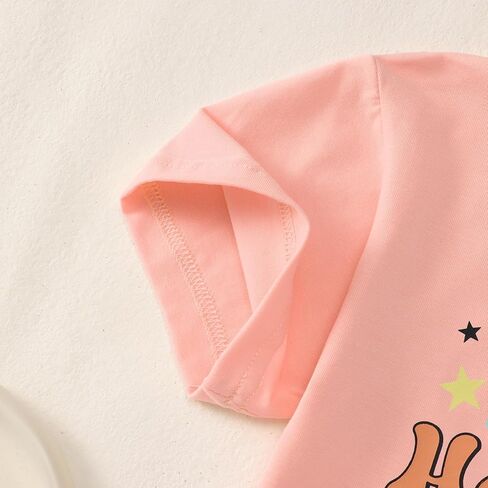 Hello pre k قمصان لطفل الفتيات الأول من قبل قميص ما قبل الروضة في Apple Rainbow العودة إلى School Outfit School Tops in Saudi Arabia