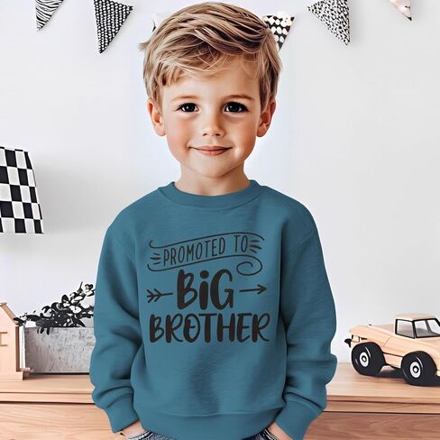 تم ترقيته إلى قميص Big Brother Sweatshirt لطفلة إعلان Baby Baby قميص Crewneck Pullover Long Sleeve Fall Tops in Saudi Arabia