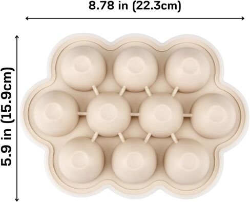 PANDAEAR ​​3 Pack Baby Silicone Fryzer Tray with Lids ، Silicone Baby Food Contage for Build Baby Raby ، Fruit Pheres ، Vegetable and Prict Milk (الأزرق/الأخضر/اللحم) in Kuwait