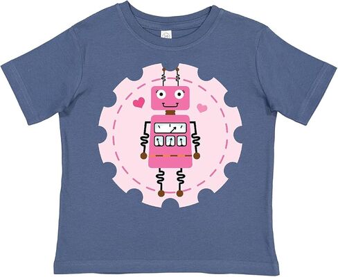 inktastic Robotics Girl Robot Gear Toddler T-Shirt in Kuwait