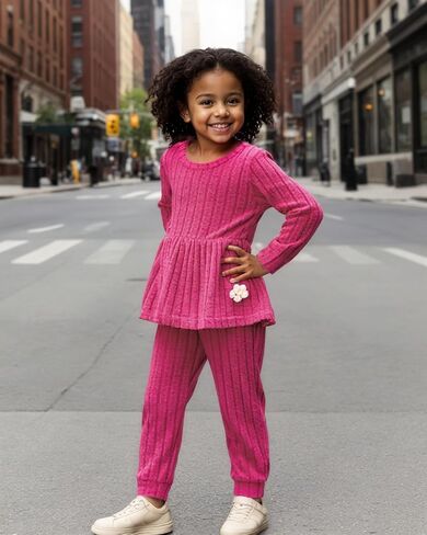 Mioglrie Toddler طفلة طفلة الخريف الخريف ملابس الشتاء الفتاة الفتاة قميص قميص أعلى 6 9 12 18 24 شهرا 2T 3T سراويل in Kuwait