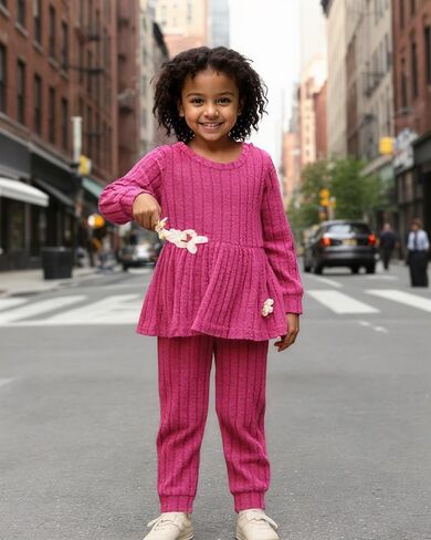Mioglrie Toddler طفلة طفلة الخريف الخريف ملابس الشتاء الفتاة الفتاة قميص قميص أعلى 6 9 12 18 24 شهرا 2T 3T سراويل in Kuwait