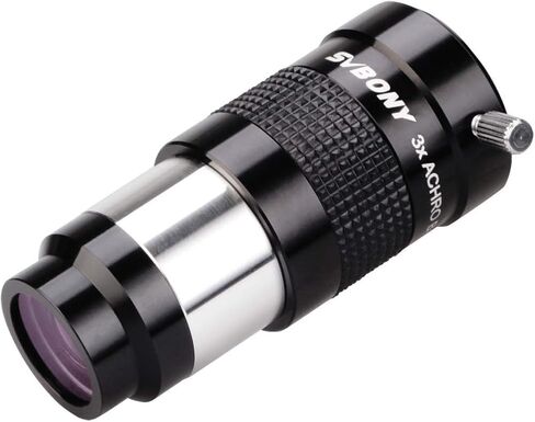 SVBONY 3X Barlow Lens, Fully-Multi Coated Achromatic Barlow Lens with 7pcs Filters Set in Saudi Arabia