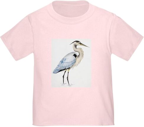 Cafepress Great Blue Heron Toddler T Shirt لطيف Toddler Graphic Tee ، قطن 100 ٪ in Saudi Arabia