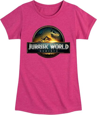 Jurassic World: Rebirth - Logo - Toddler and Youth Girls Fitted Short Sleeve Graphic T-Shirt in Saudi Arabia