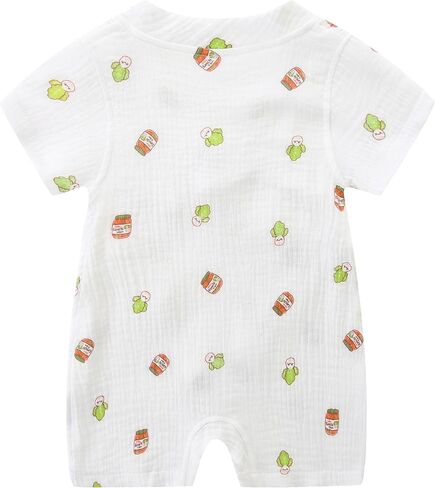 Baby Kimono Robe Romper with Traditional Korean Design Prints 100% Cotton in Saudi Arabia