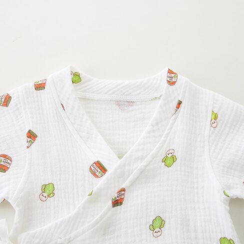 Baby Kimono Robe Romper with Traditional Korean Design Prints 100% Cotton in Saudi Arabia