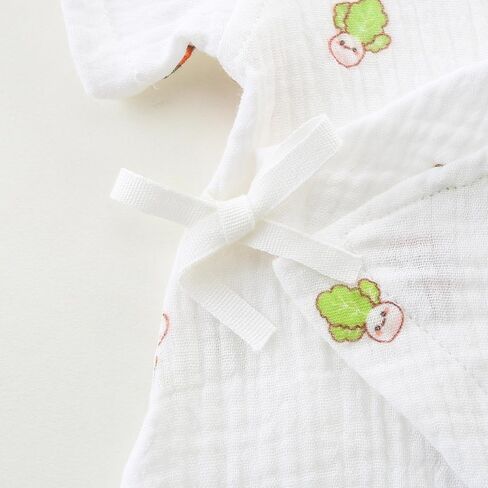 Baby Kimono Robe Romper with Traditional Korean Design Prints 100% Cotton in Saudi Arabia